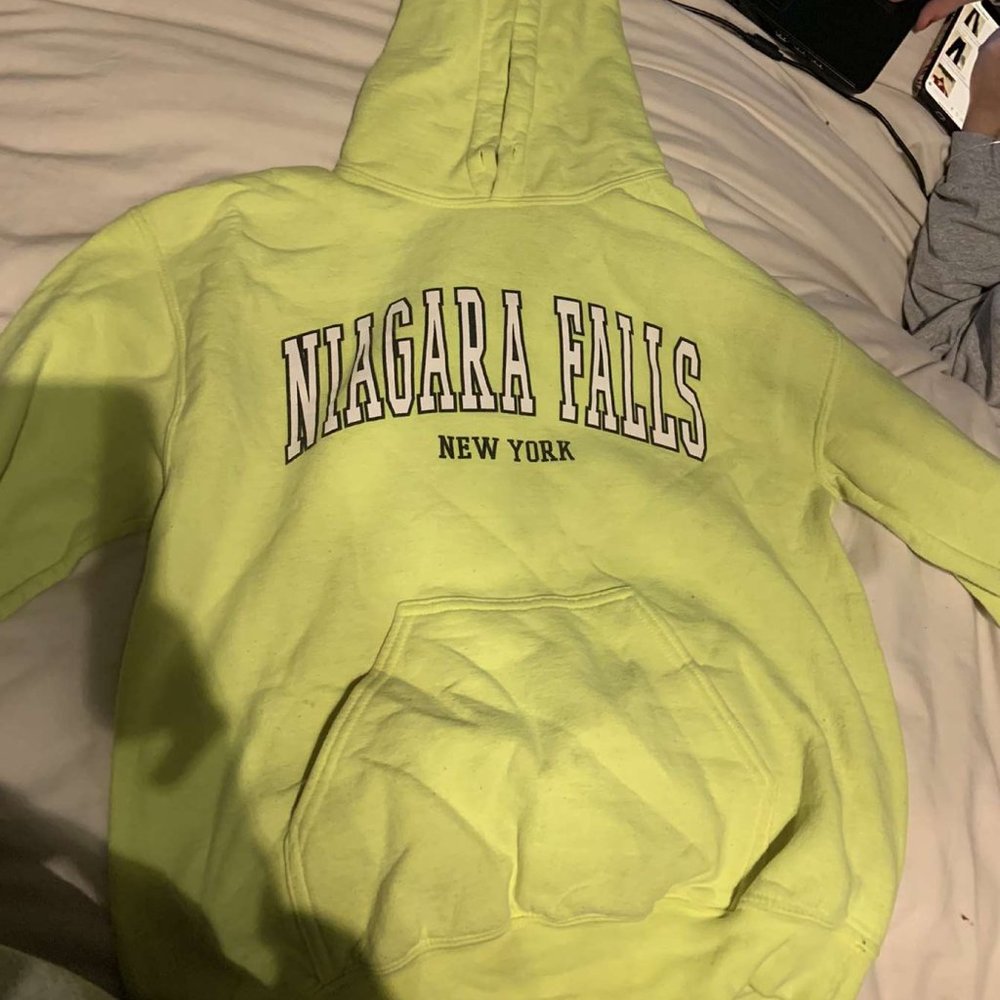 Niagara Falls Yellow Hoodie